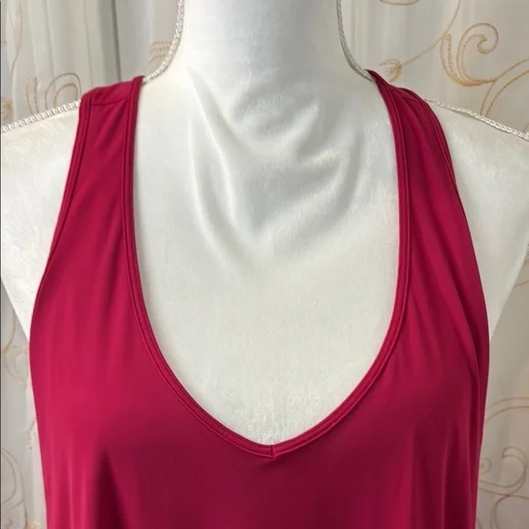 Lululemon Athletica Red Sleeveless Scoop Neck Sundress - Picture 2 of 8